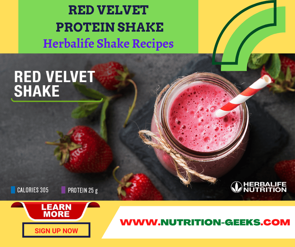 How to make a Red Velvet Protein Shake | Herbalife Healthy Eating Advice