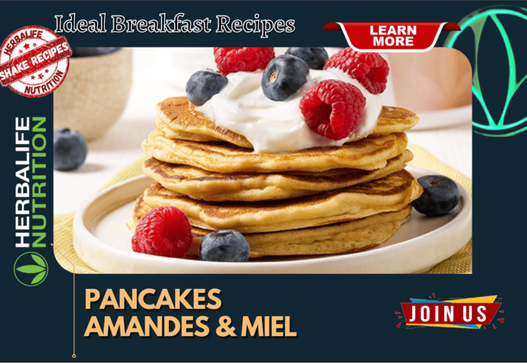 Pancakes Amandes & Miel 320 Ckal | Herbalife Ideal Breakfast