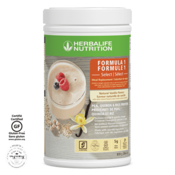 get fet with Formula 1 Select Natural Vanilla flavour