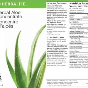 Herbal Aloe Concentrate: Original Herbal Remedy for Digestive Health and Skin Hydration