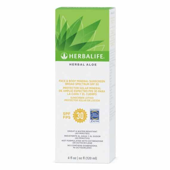 Herbal Aloe Face & Body Sunscreen SPF 30 Bottle