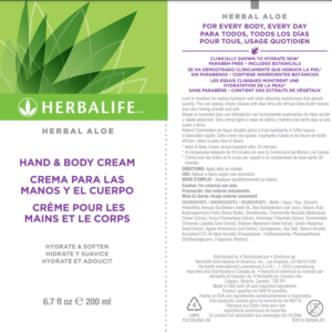 Hydrate your skin with Herbal Aloe Hand & Body Cream