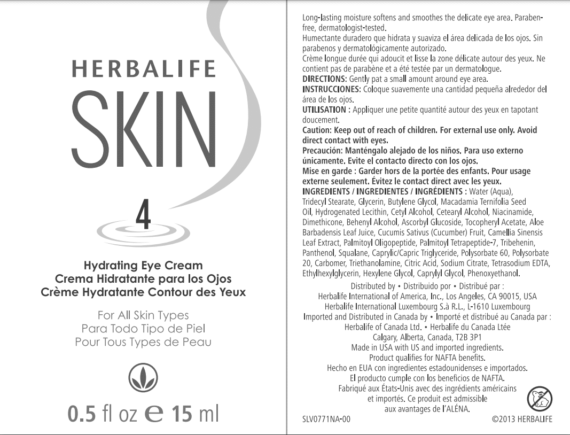 SKIN Hydrating Eye Cream minimizes the appearance of fine lines and wrinkles
