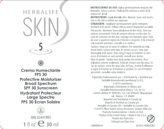 Herbalife SKIN Protective Moisturizer Broad Spectrum SPF 30 Sunscreen