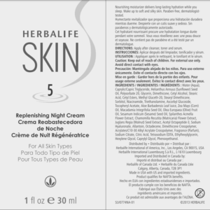 Get smoother skin with Herbalife SKIN Replenishing Night Cream