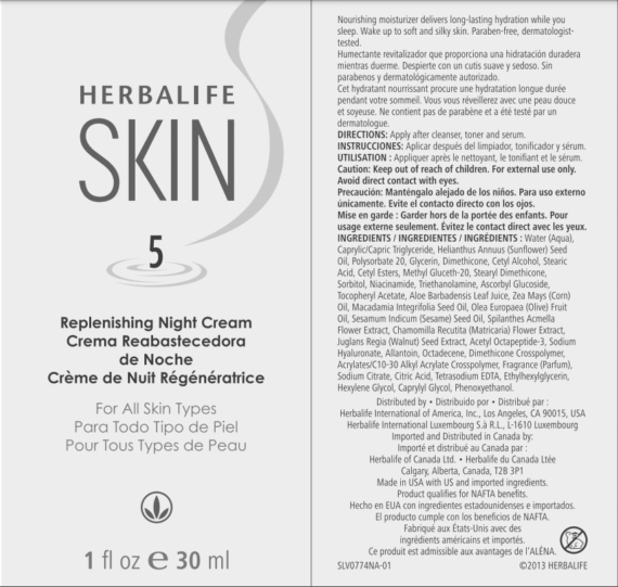 Get smoother skin with Herbalife SKIN Replenishing Night Cream