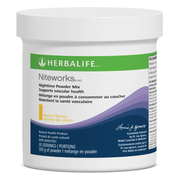 Herbalife Niteworks Lemon 30 Servings 300g benefits