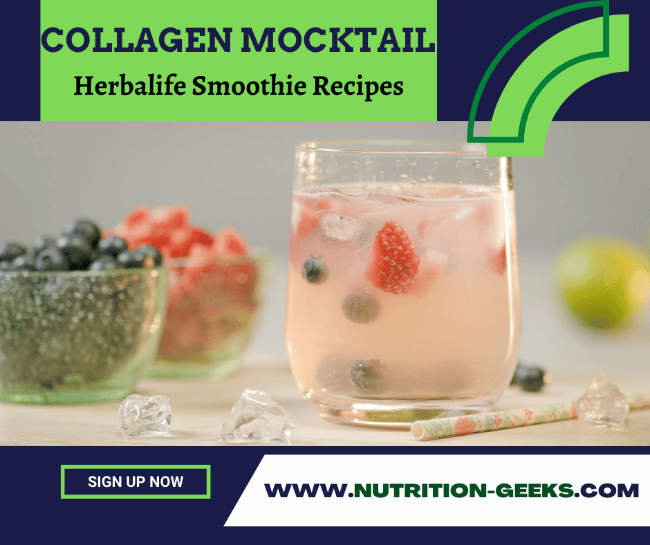 Get radiant skin with this Collagen Mocktail. Infused with Herbalife SKIN Collagen Booster