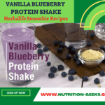 Vanilla Blueberry Protein Shake – Herbalife Smoothie Recipes 190 Calories