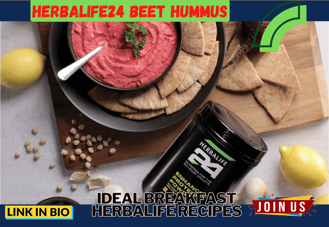 Herbalife24 Beet Hummus 180 kcal | Herbalife Nutrition Recipes