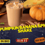 PUMPKIN BANANA SPICE SHAKE 355 kcal