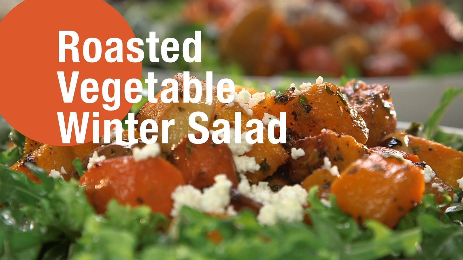 Warm Winter Bliss: A Flavorful Roasted Vegetable Salad Recipe