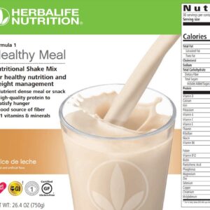 Experience the rich flavor of Herbalife's Dulce de Leche Meal Replacement Shake