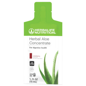 Herbalife Herbal Aloe Concentrate Single-Cranberry Serve Packets