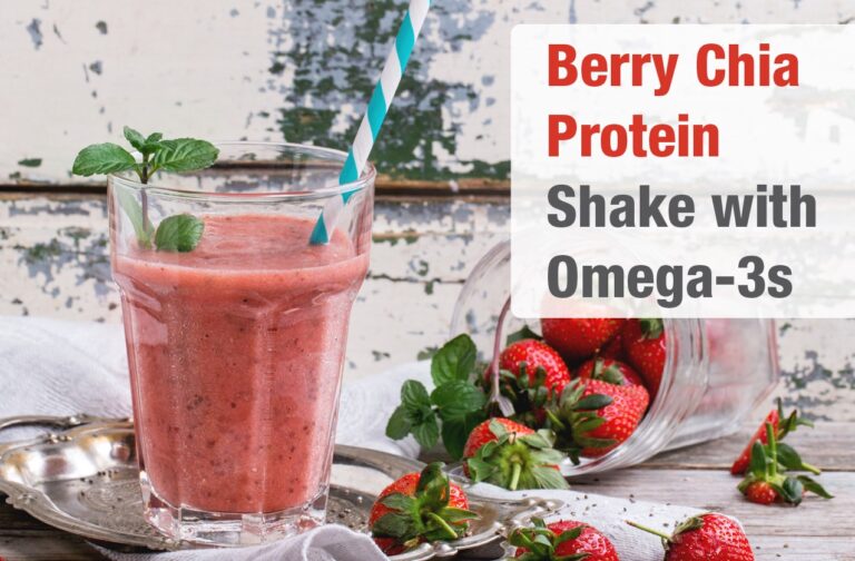 Herbalife Berry Chia Protein Shake with Omega-3s: A Refreshing and Nutritious Drink