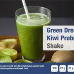 Green Dream Kiwi Protein Shake Recipe | 300 cal