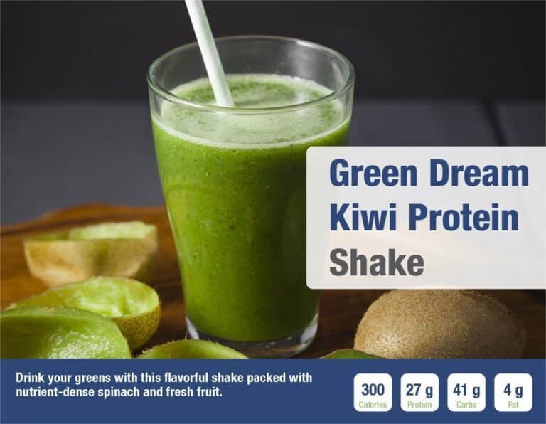 Green Dream Kiwi Protein Shake: A Refreshing Morning Boost
